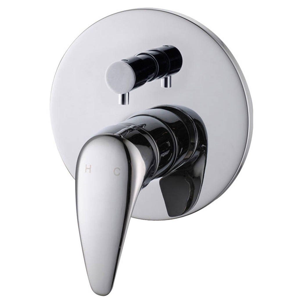 Eco Wall Diverter Mixer, Chrome