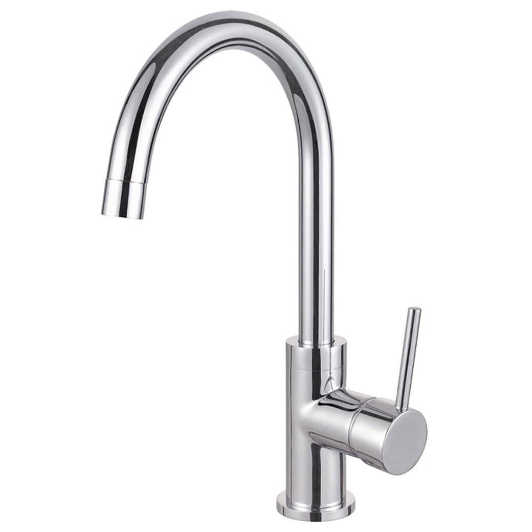 Isabella Gooseneck Sink Mixer, Chrome