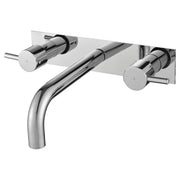 Isabella Wall Basin Set, Chrome
