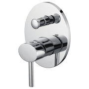 Ovalie Wall Diverter Mixer, Chrome