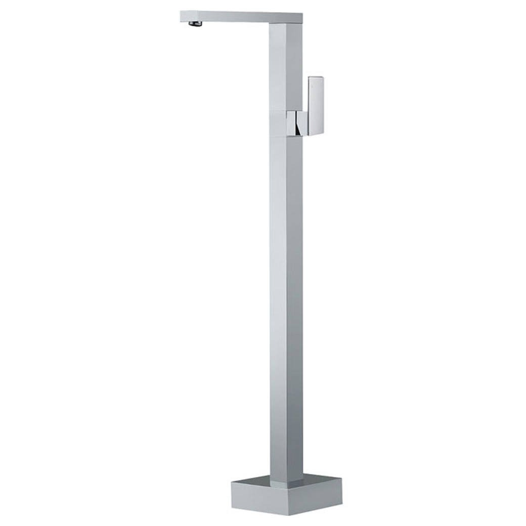 Jet Floor Mixer, Chrome