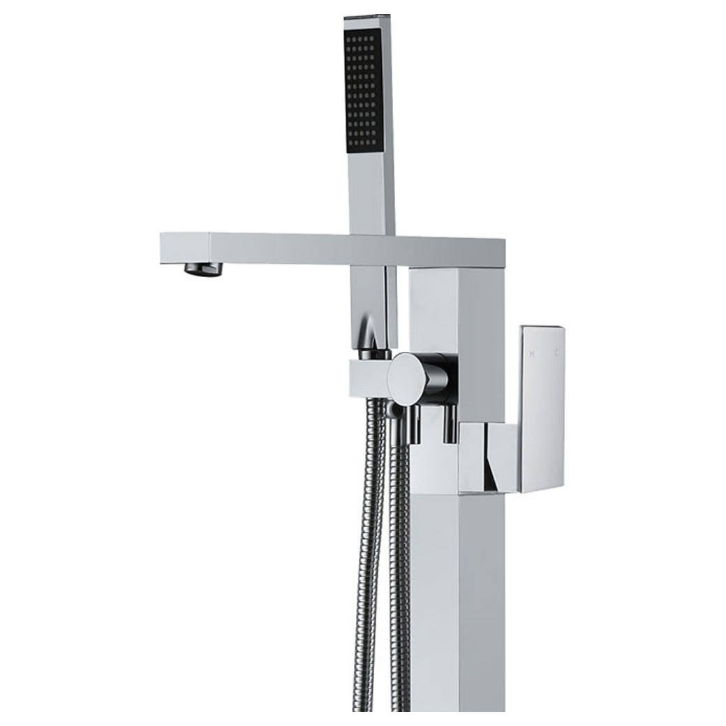 Jet Floor Standing Mixer & Shower, Chrome