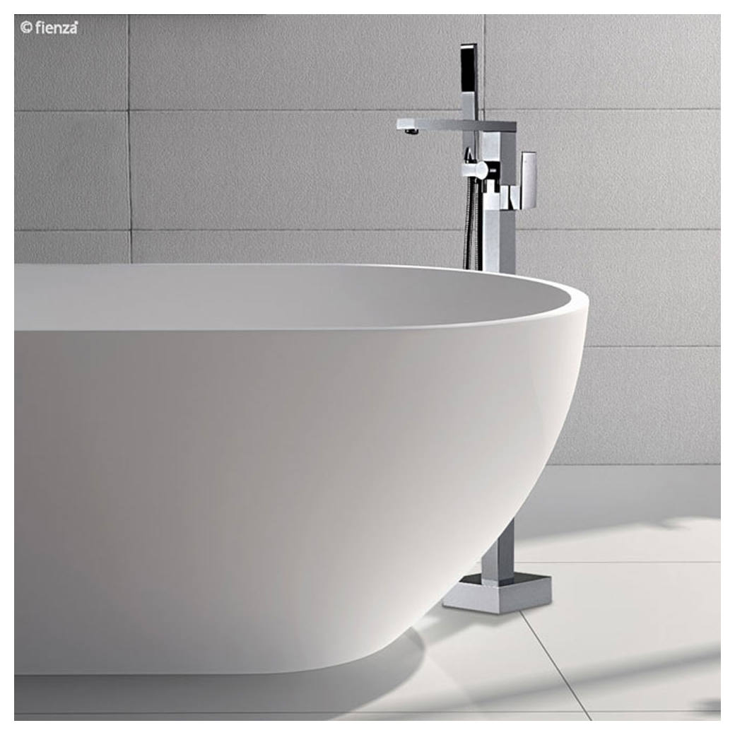 Jet Floor Standing Mixer & Shower, Chrome