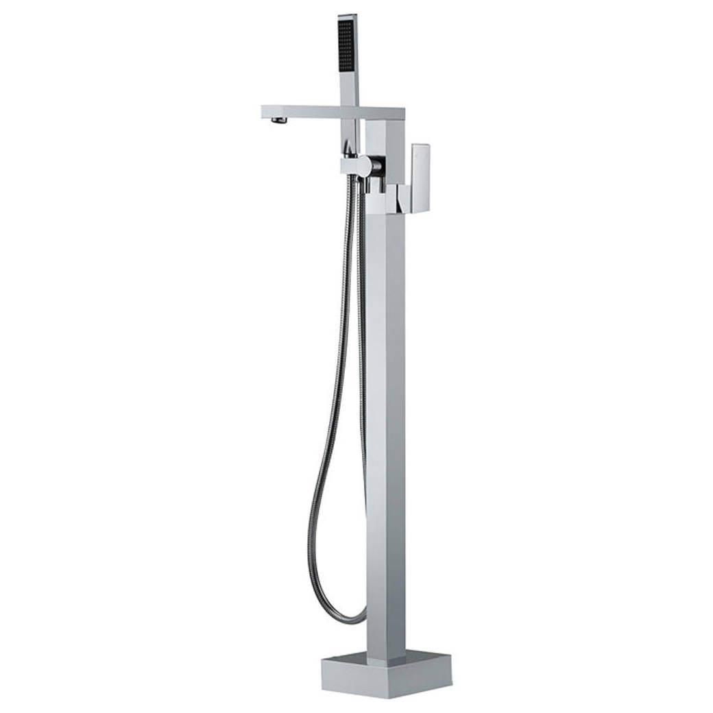 Jet Floor Standing Mixer & Shower, Chrome