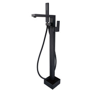 Jet Floor Standing Mixer & Shower, Matte Black