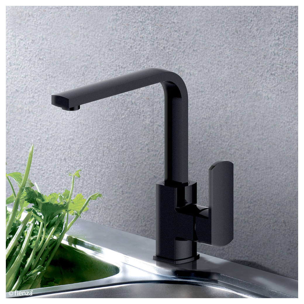 Koko Swivel Sink Mixer, Matte Black