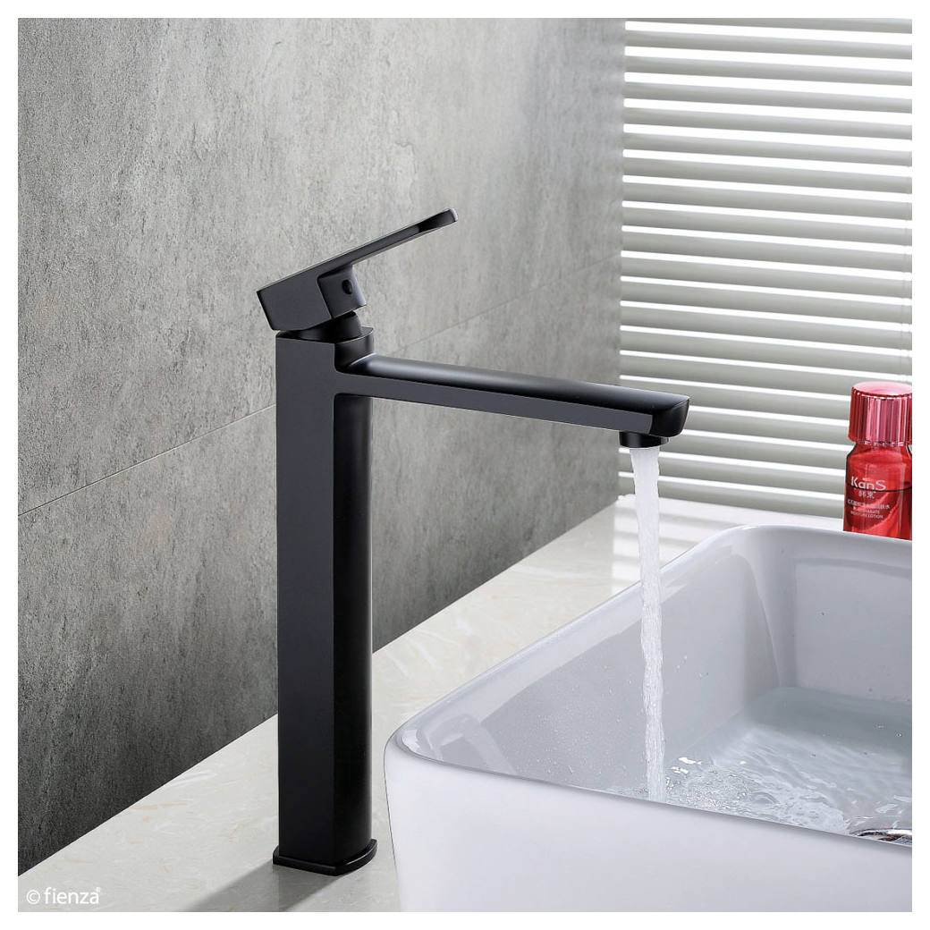 Koko Tall Basin Mixer, Matte Black