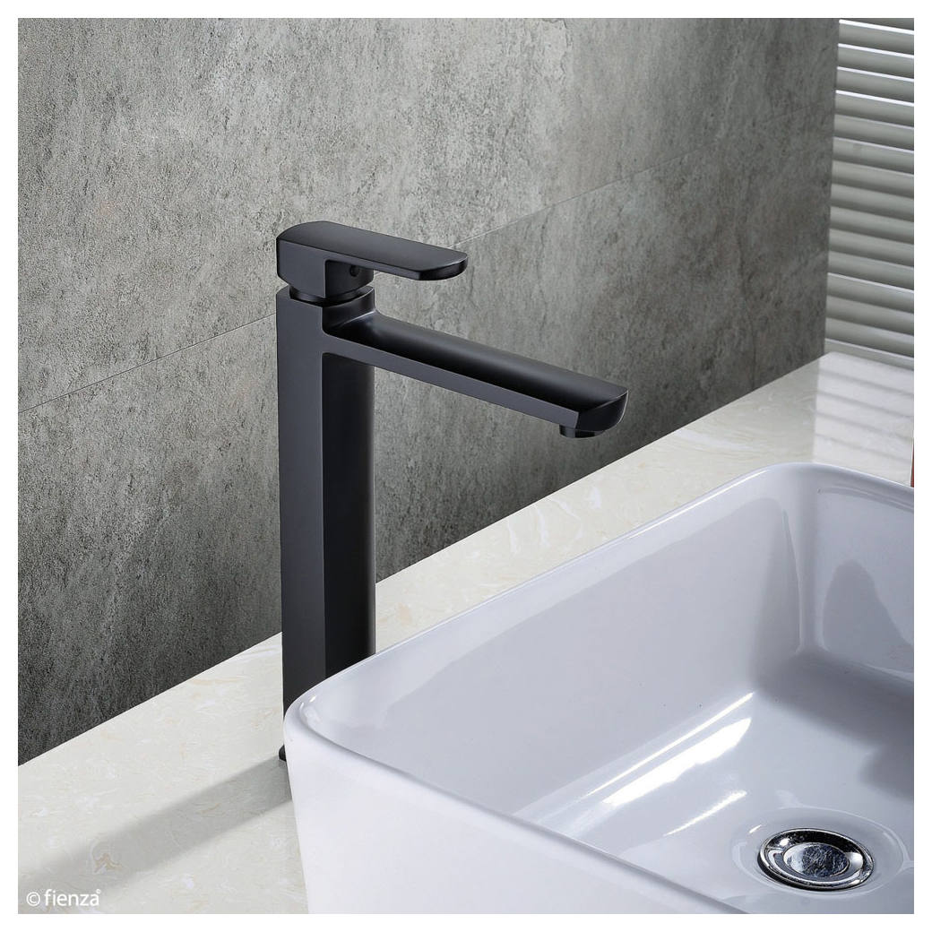 Koko Tall Basin Mixer, Matte Black