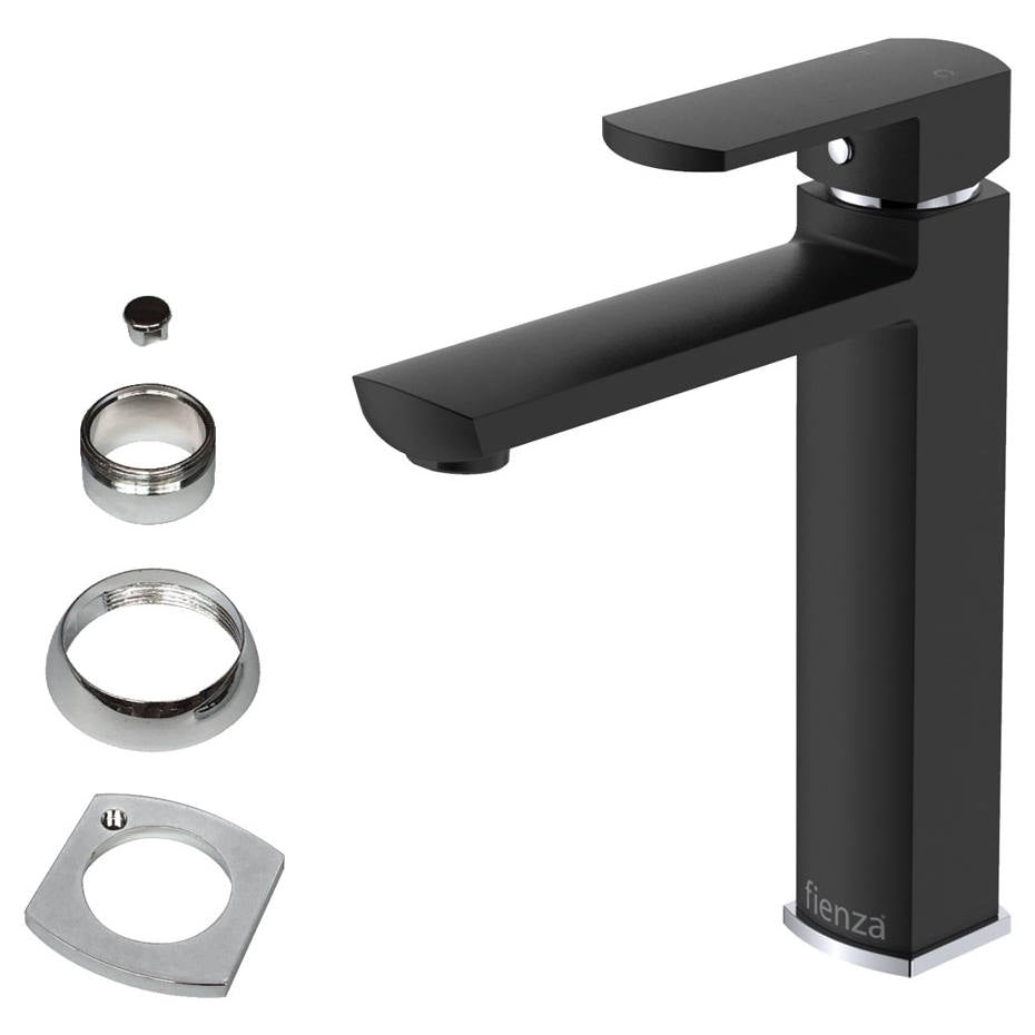 Koko Medium Basin Mixer, Matte Black
