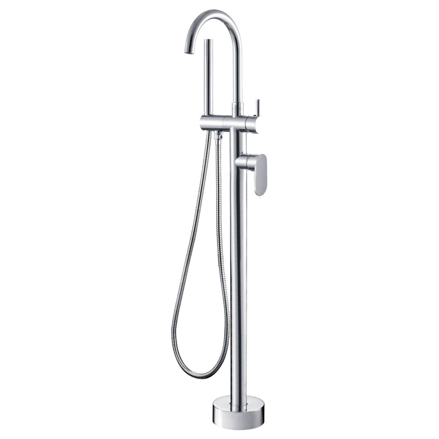 Empire Floor Standing Mixer & Shower, Chrome