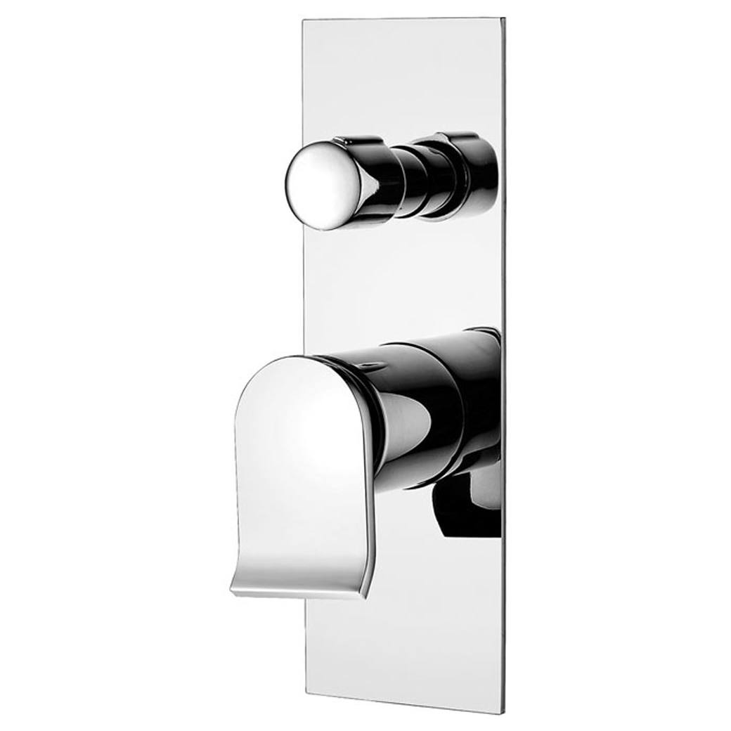 Lincoln Wall Diverter Mixer, Chrome