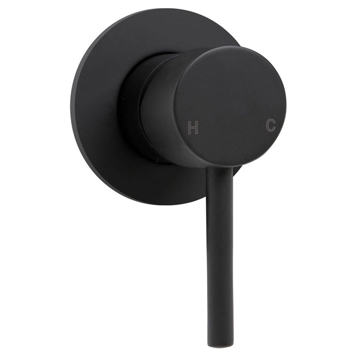 Hustle Wall Mixer, Rnd Plate, Matte Black
