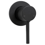 Hustle Wall Mixer, Rnd Plate, Matte Black