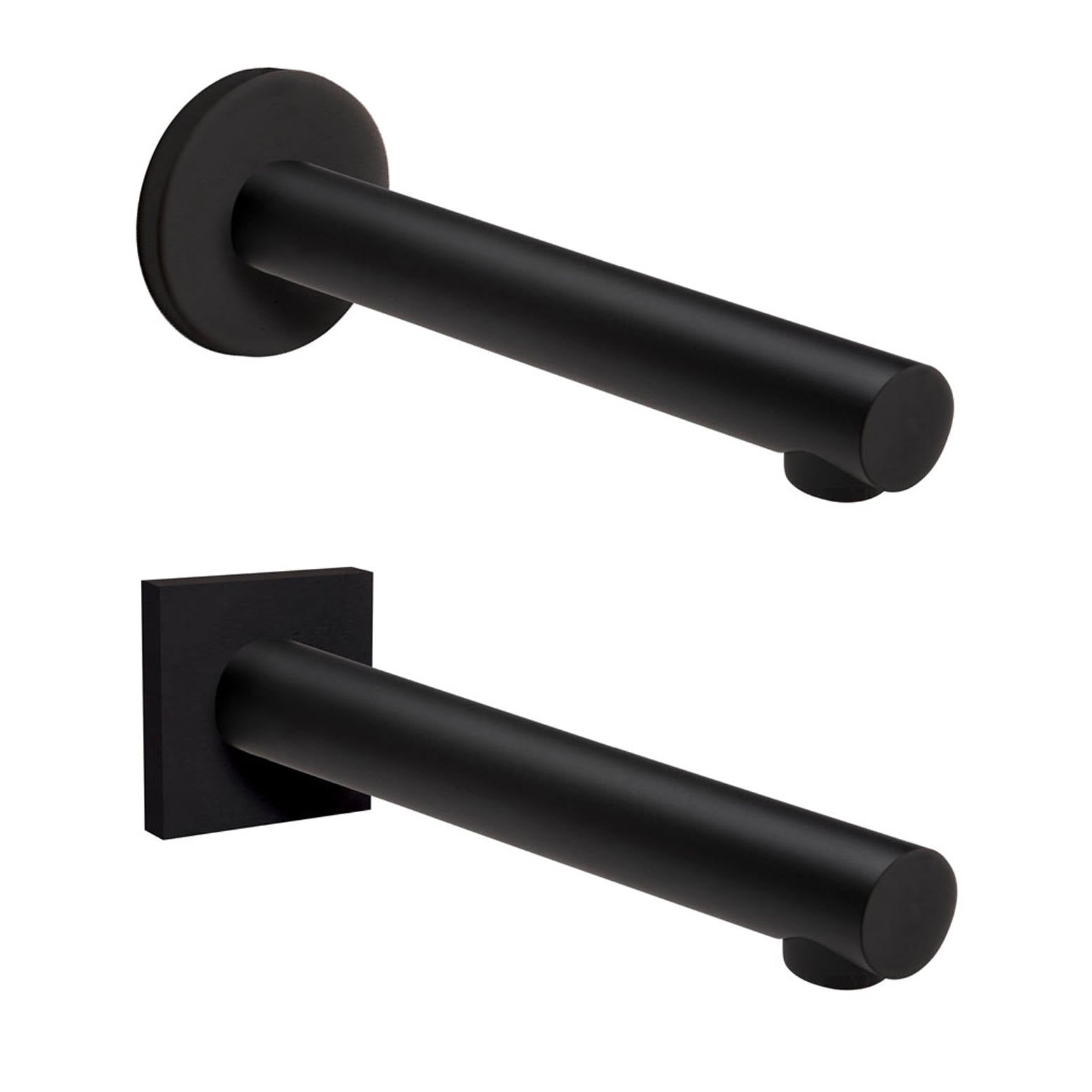 Hustle Fixed Bath Outlet, Matte Black