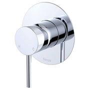 Kaya Wall Mixer, Large Rnd Plate, Chrome