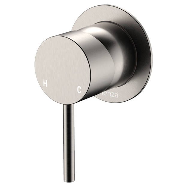 Kaya Wall Mixer, Small Rnd Plate, Brushed Nickel