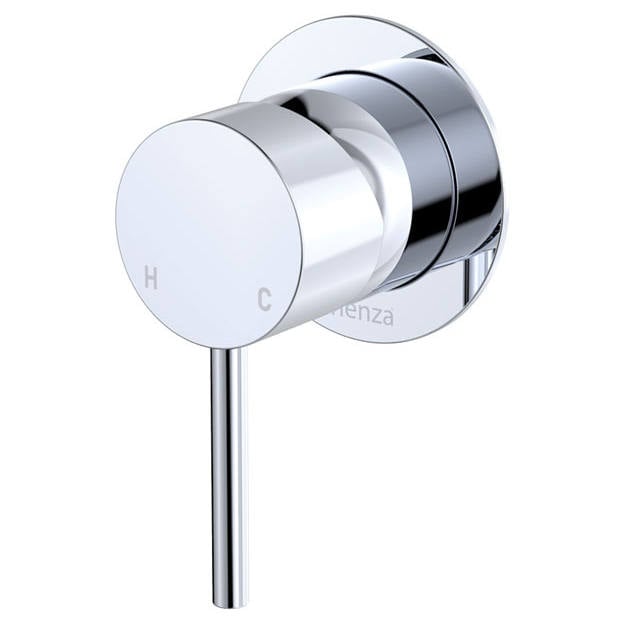 Kaya Wall Mixer, Small Rnd Plate, Chrome