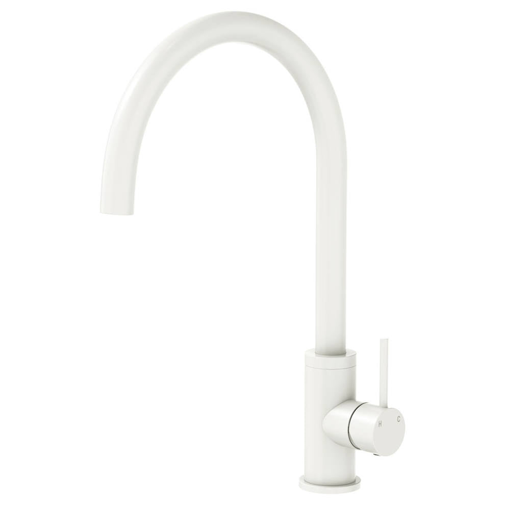 Kaya Sink Mixer, Matte White