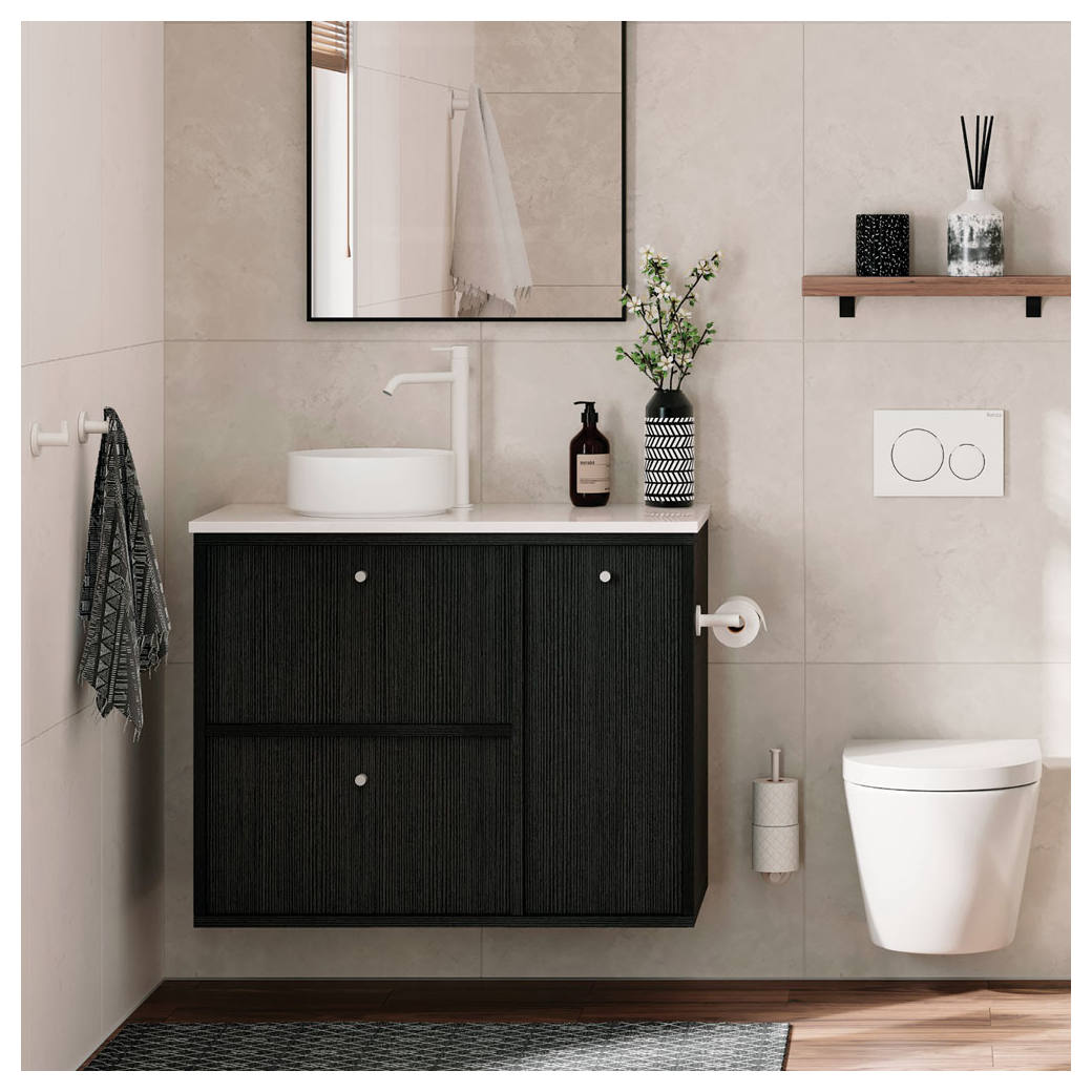 Kaya Tall Basin Mixer, Matte White