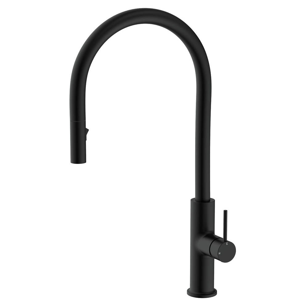 Kaya Pull-Out Sink Mixer, Matte Black