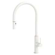 Kaya Pull-Out Sink Mixer, Matte White