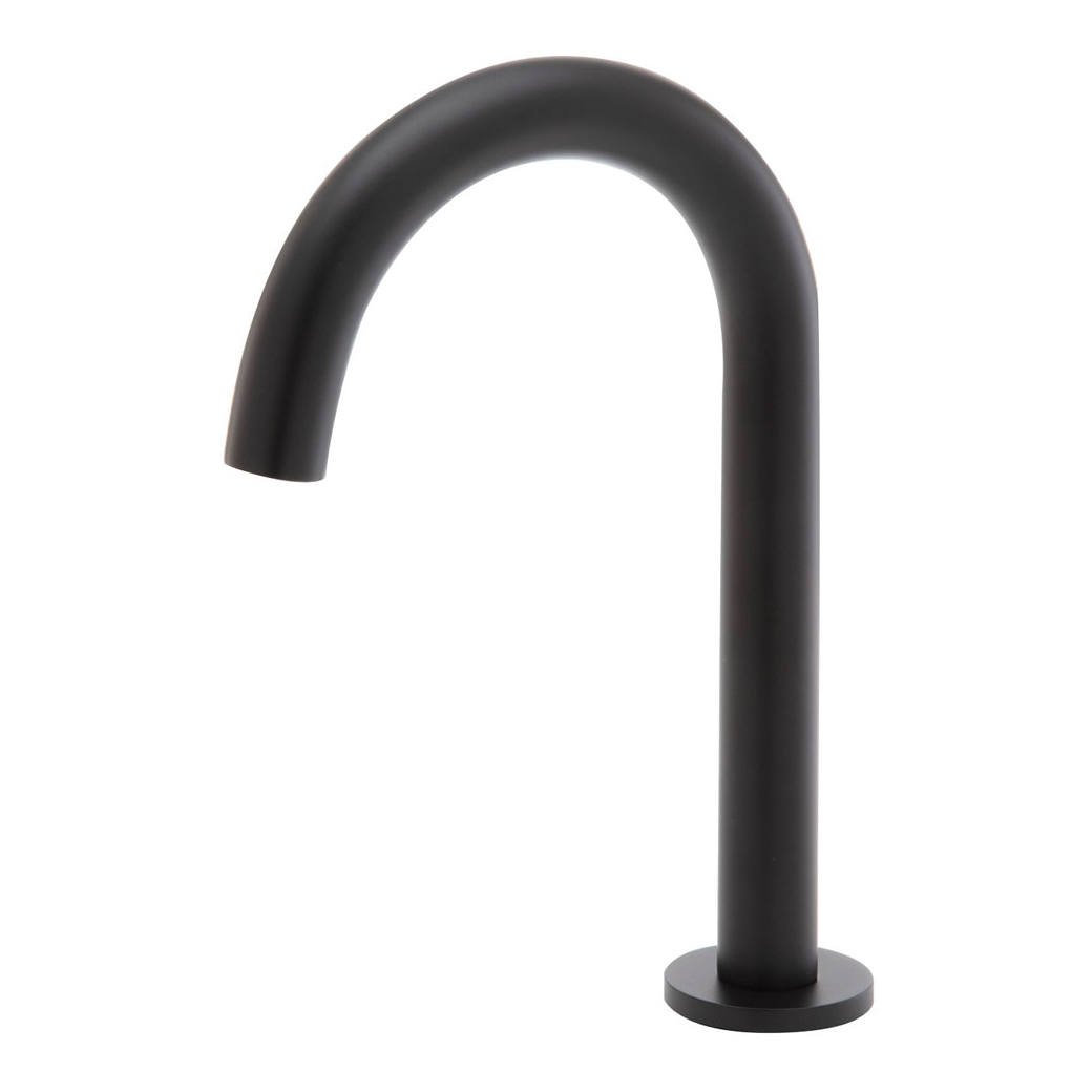 Kaya Hob-Mounted Basin/Bath Outlet, Matte Black