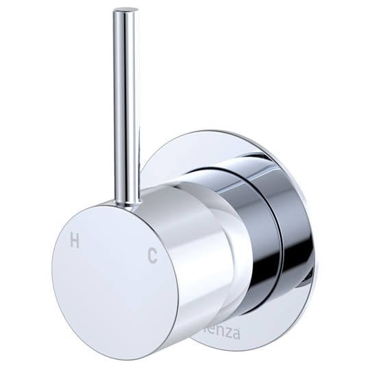 Kaya Up Wall Mixer, Small Rnd Plate, Chrome