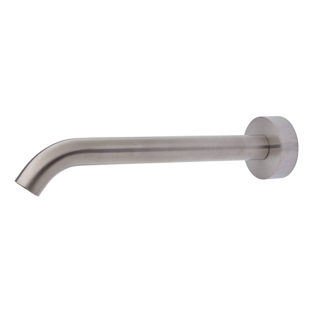 Kaya 220mm Basin/Bath Outlet, Brushed Nickel