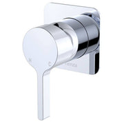 Sansa Wall Mixer, Square Plate, Chrome