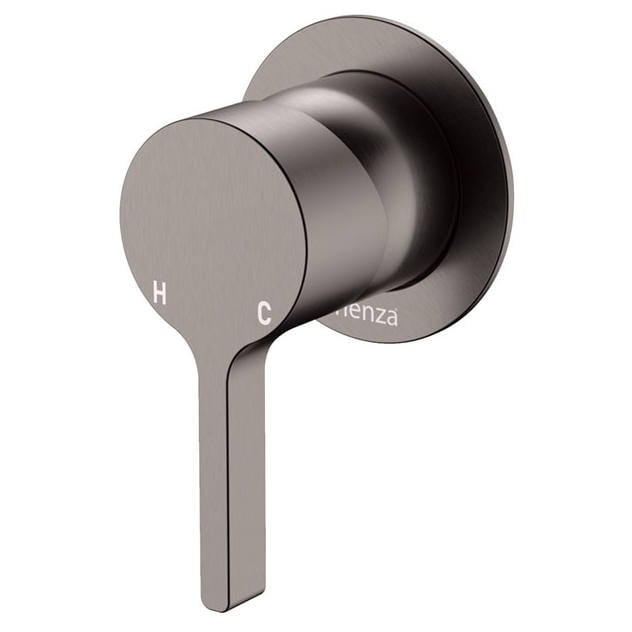 Sansa Wall Mixer, Small Rnd Plate, Gun Metal