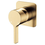 Sansa Wall Mixer, Square Plate, Urban Brass