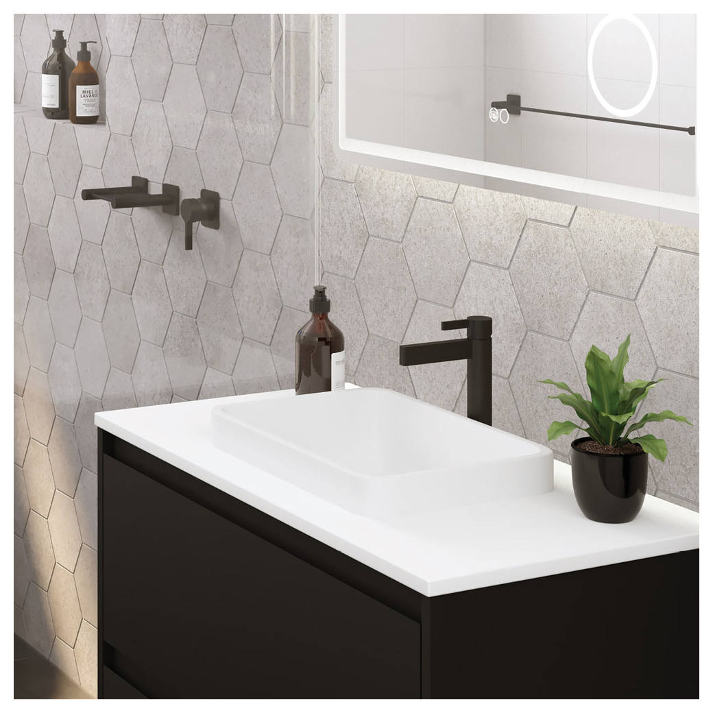 Sansa Basin Mixer, Matte Black