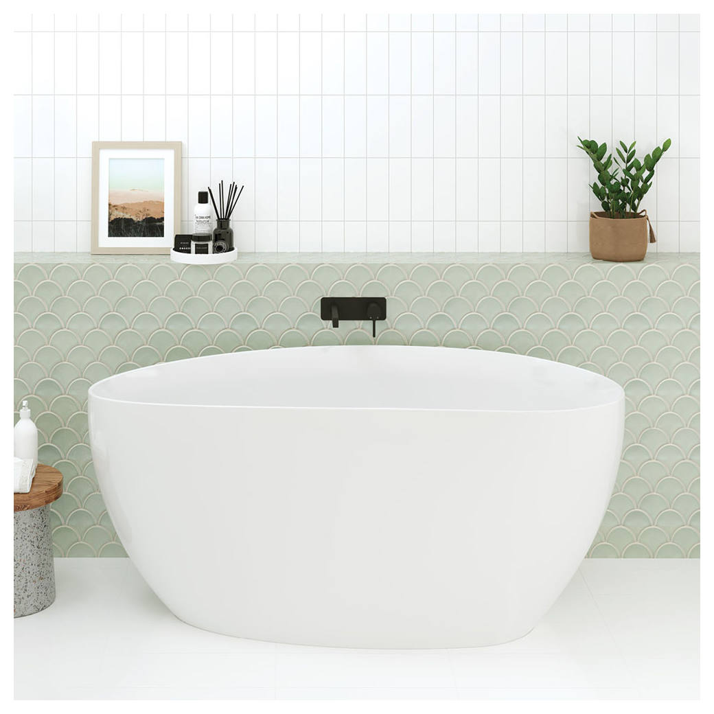 Sansa Wall Bath Mixer Set, Matte Black