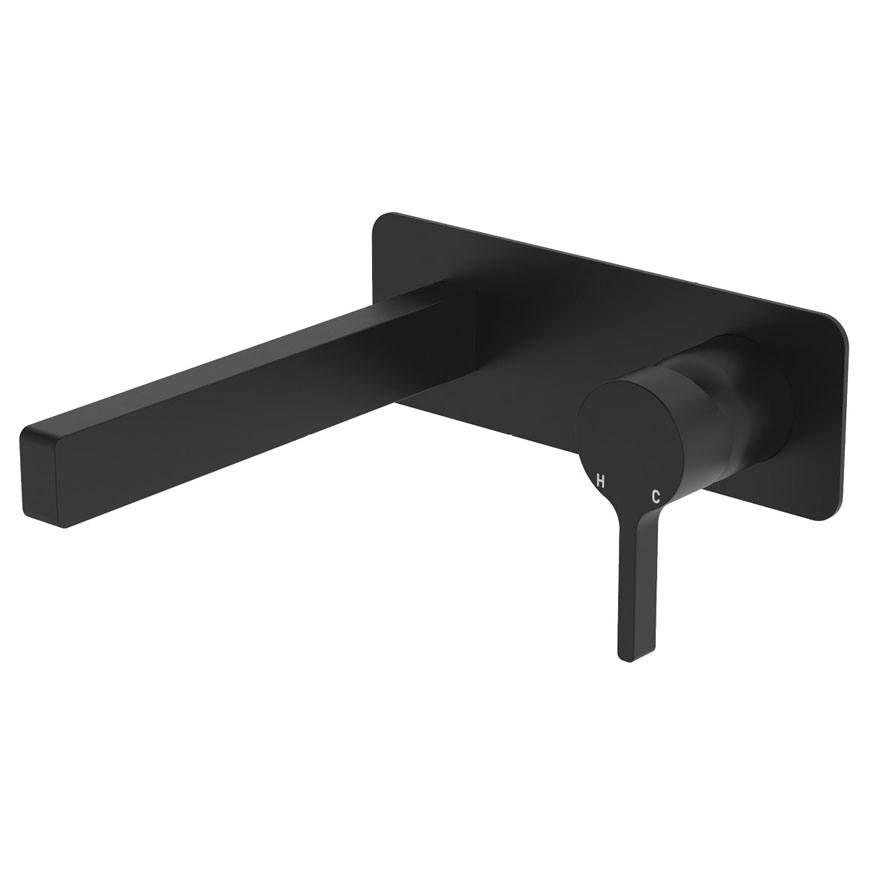 Sansa Wall Bath Mixer Set, Matte Black