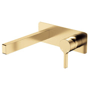 Sansa Wall Basin Mixer Set, Urban Brass
