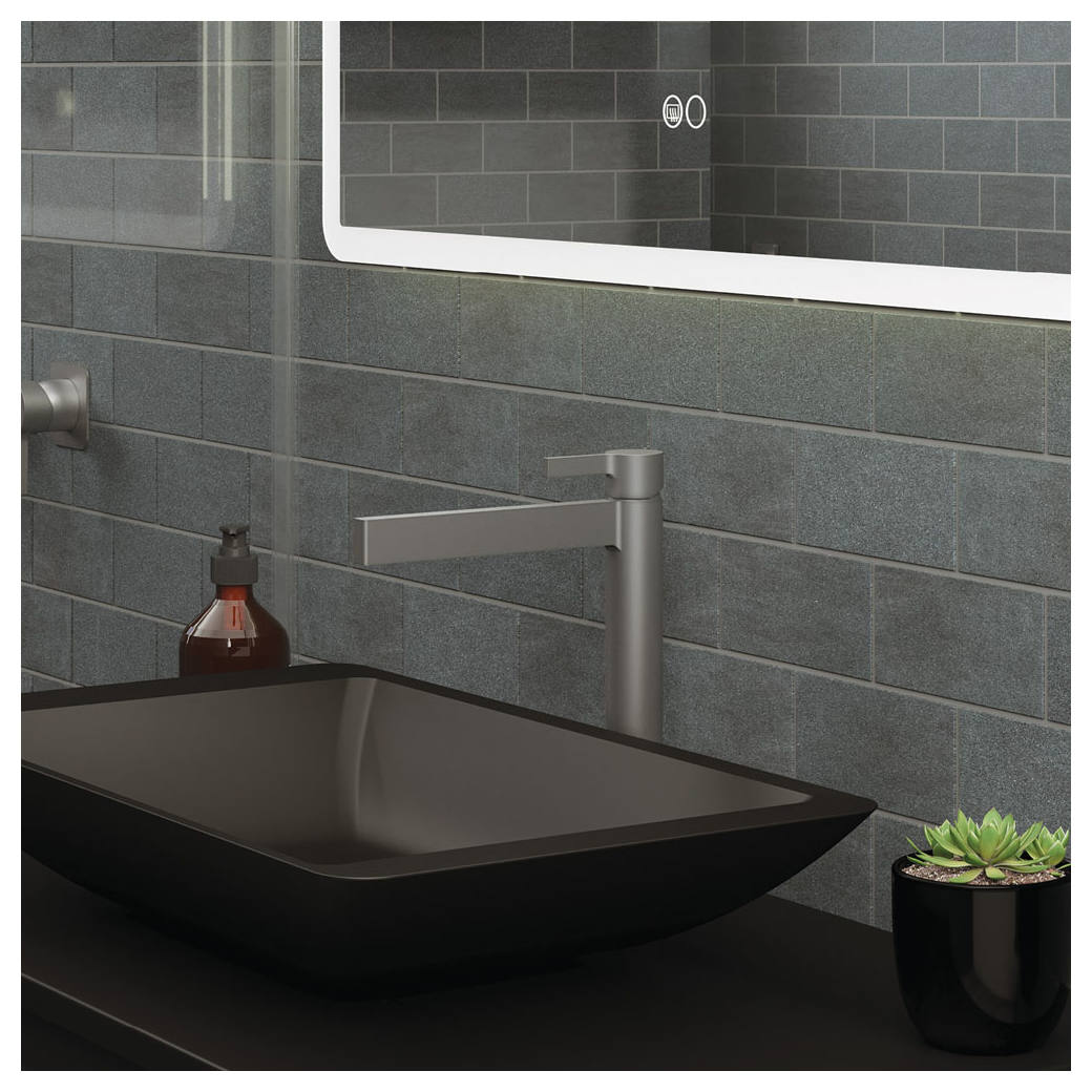 Sansa Tall Basin Mixer, Gun Metal