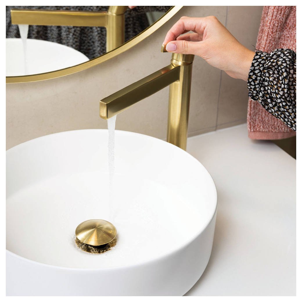 Sansa Tall Basin Mixer, Urban Brass