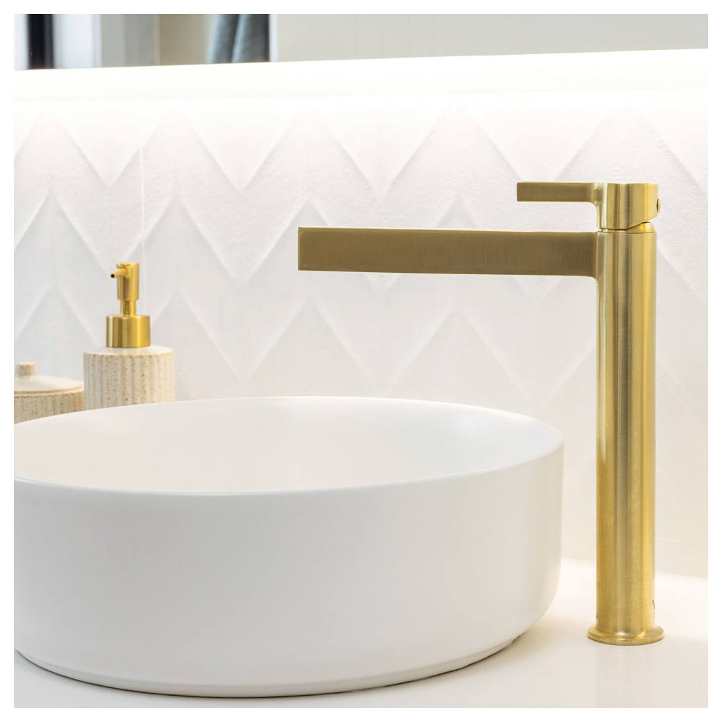 Sansa Tall Basin Mixer, Urban Brass