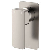 Tono Wall Mixer, Rect Plate, Brushed Nickel