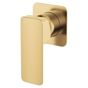 Tono Wall Mixer, Square Plate, Urban Brass