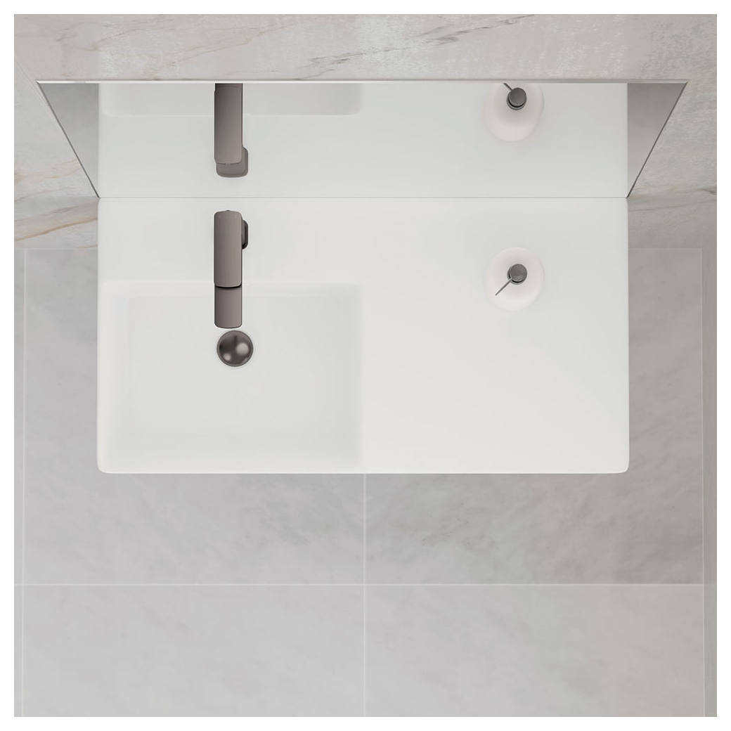 Tono Basin Mixer, Gun Metal