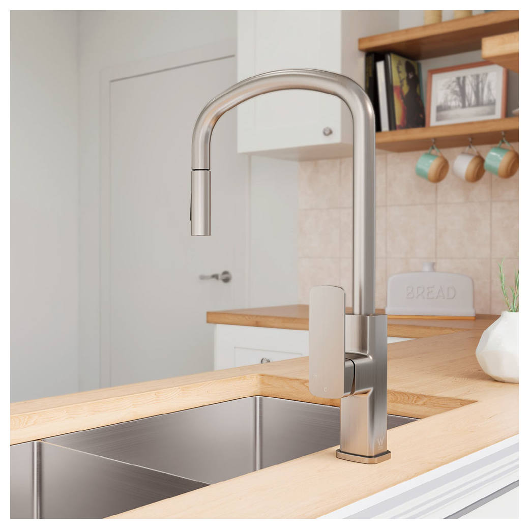 Tono Pull Out Sink Mixer, Brushed Nickel