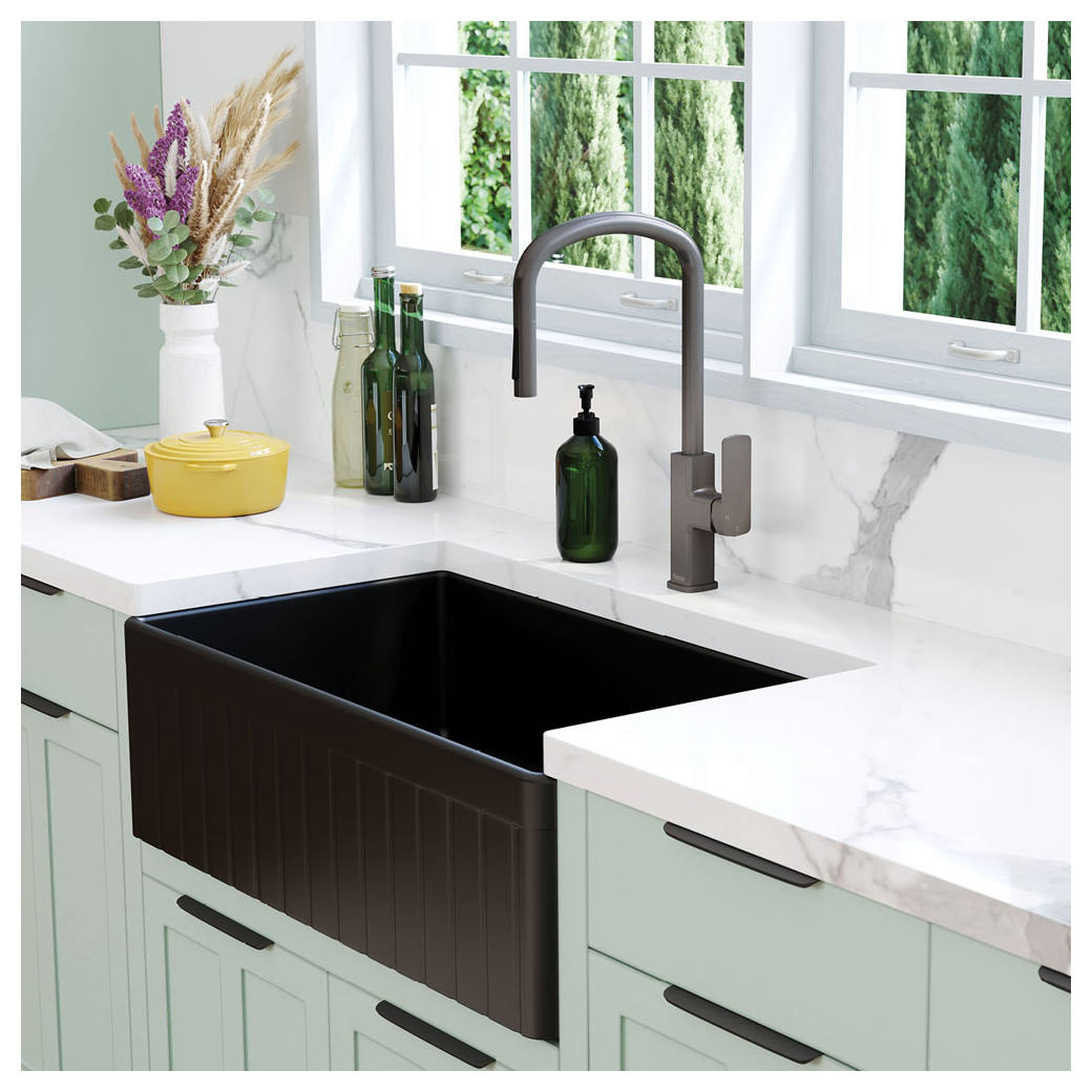 Tono Pull Out Sink Mixer, Gun Metal