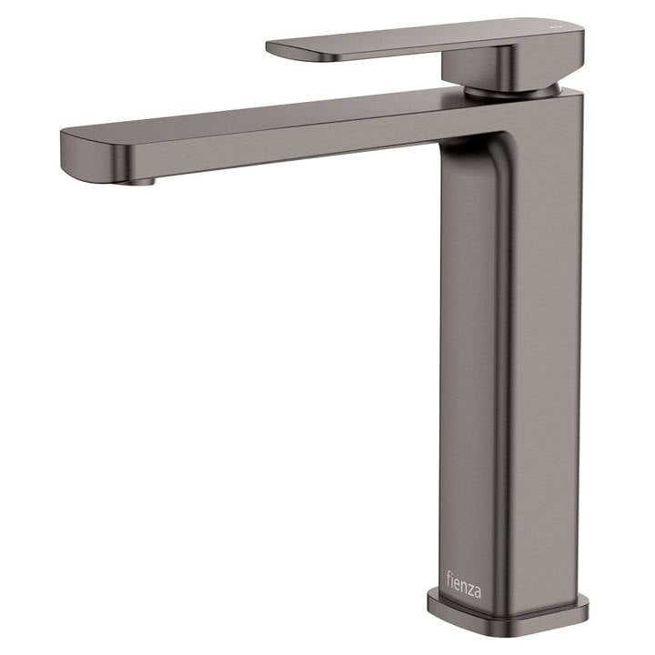 Tono Medium Basin Mixer, Gun Metal