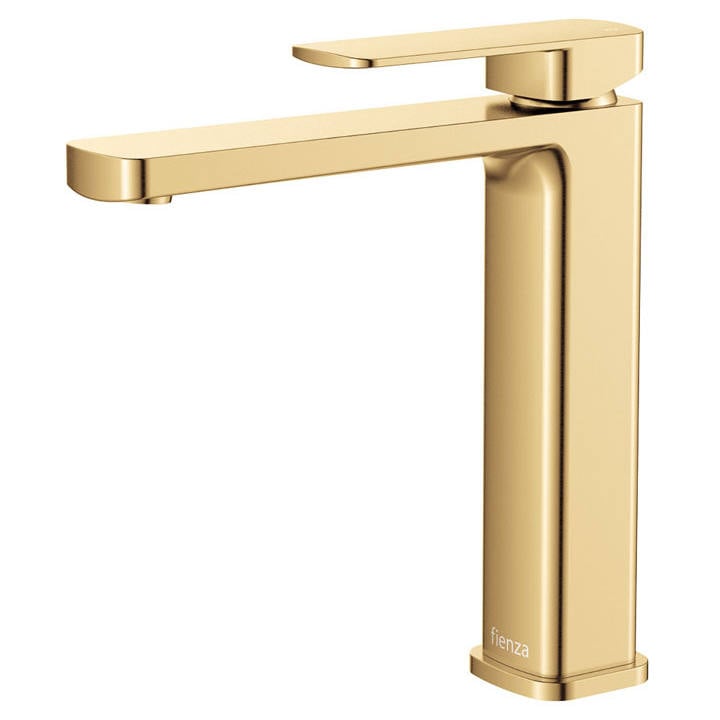 Tono Medium Basin Mixer, Urban Brass