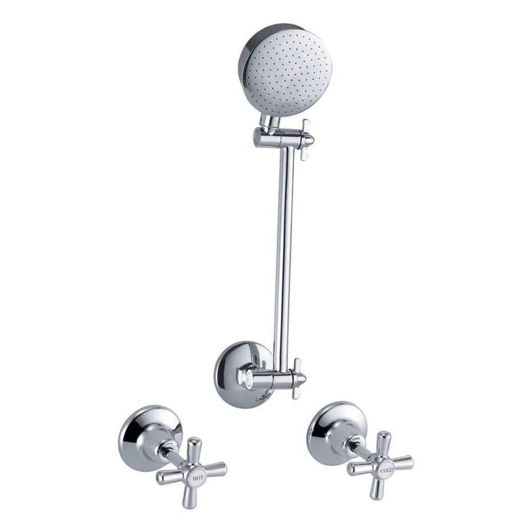 Houston Shower Set, Chrome