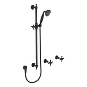 Lillian Rail Shower Set, Matte Black