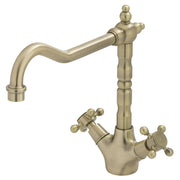 Lillian Shepherds Crook Sink Mixer, Champagne