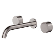 Kaya Wall Tap Set, Brushed Nickel