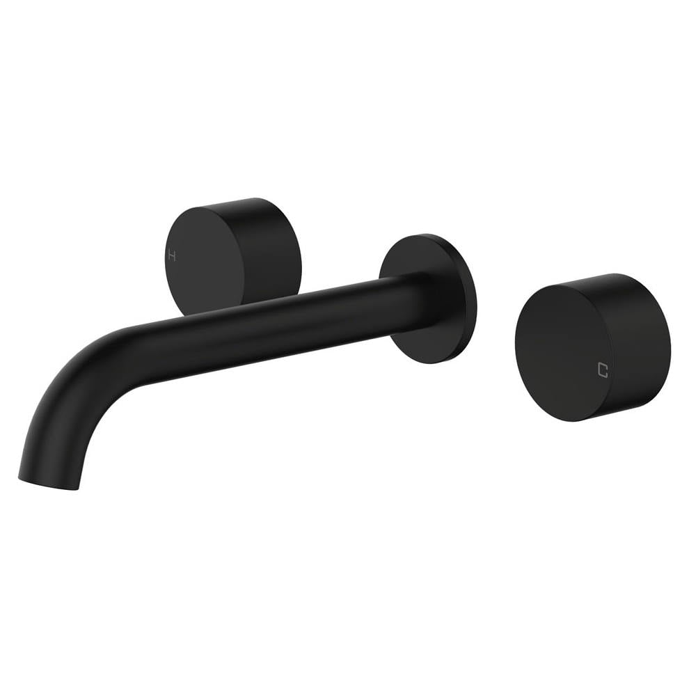 Kaya Wall Tap Set, Matte Black